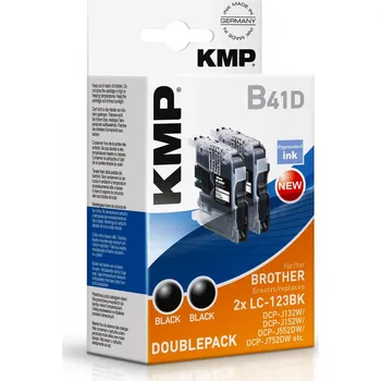 KMP B41D - Brother LC-123BK multipack - černá inkoustová náplň KMP