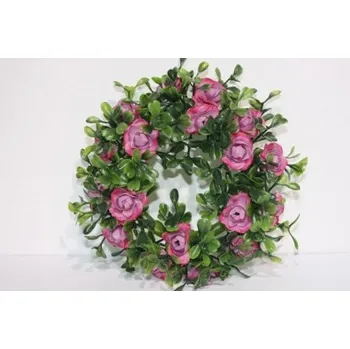 umělá květina Věneček růžičky 100-0139