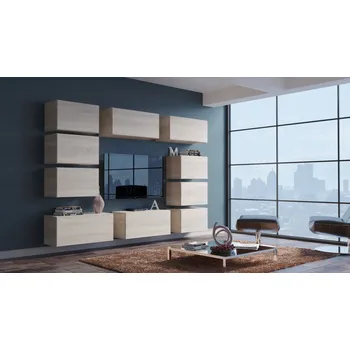 Obývací stěna Ral Obývací stěna FOFA 3, 256 cm - Sonoma