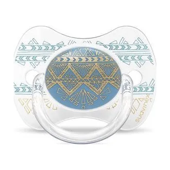 dudlíky šidítko premium fyziologické, +4m, silikon - sv. modrá