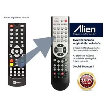 Dálkový ovladač Dálkový ovladač ALIEN STB TeleSystem WINBOX DT2000
