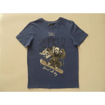 GEORGE CHLAPECKÉ TRIČKO "SEEKER" Barva: modrá, Velikost: 10-11 let (146)