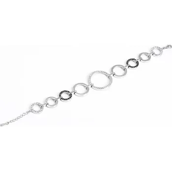 Náramek Elegantní stříbrný náramek 0094f + Dárek zdarma