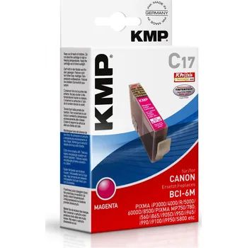 KMP C17 - Canon BCI-6M - puprpurová inkoustová náplň KMP