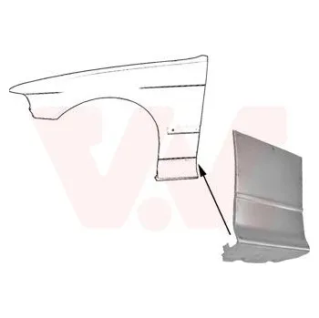 Blatník karosérie Blatník VAN WEZEL 0640155