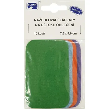 Nažehlovací záplaty dětské 201-60, 7,6x4,9 cm, 10ks