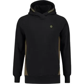 Pánská mikina KORDA MIKINA S KAPUCÍ TEAM KORDA HOODIE Black Velikost: M