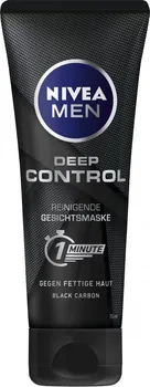 Pleťová maska Nivea Men Deep Control Face Mask 75 ml