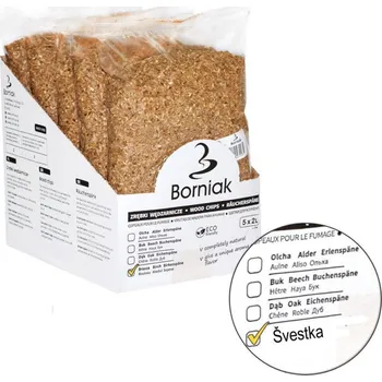 Štěpka na uzení Borniak Udící štěpka švestka 10 l