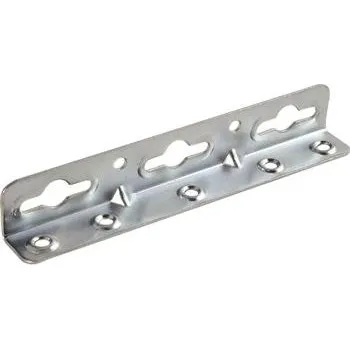 Nábytkové kování Postelový spojovací úhelník REFORM L 118 levo - pravé použití ocel žlutý pozink