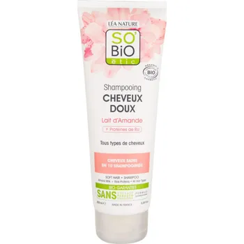 Šampon So'Bio Étic šampon s mandlovým mlékem a rýžovým proteinem 250 ml