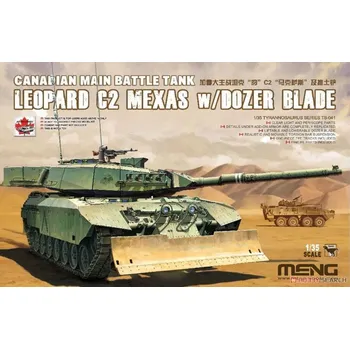 Plastikový model Meng 1/35 	Leopard C2 Mexas w/ Dozer Blade Canadian Main Battle Tank