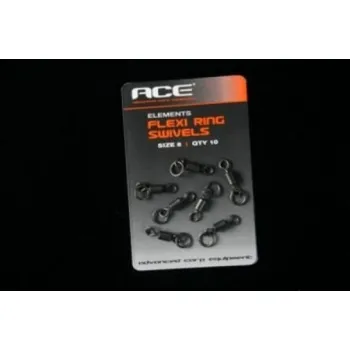 ACE FLEXI RING SWIVELS SIZE 8
