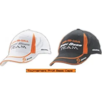 Rybářské oblečení S-MISSION CAP WHITE, BLACK