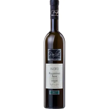 Víno Víno Rulandské Šedé pozdní sběr suché 2017 0,75 l Vinofol Novosedly