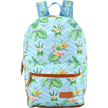 Městský batoh Target Batoh 45 cm x 30 cm x 13 cm modrý s plameňákem