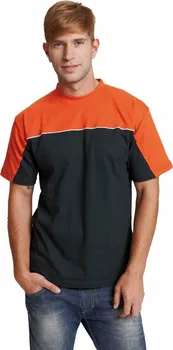 Pánské tričko Australian Line Emerton černé/oranžové M