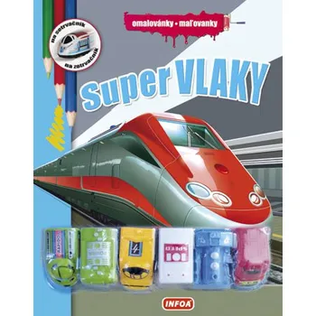omalovánky Recenze Omalovánky/Maľovanky: Super vlaky - Infoa [CS/SK] (2015, brožovaná, sada se 6 vláčky)