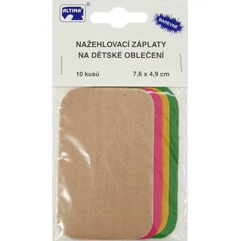 Nažehlovací záplaty dětské 201-06, 7,6x4,9 cm, 10ks