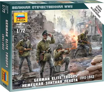 Plastikový model Zvezda German Elite Troops 1939-43 1:72