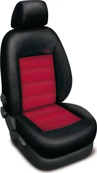 Potah sedadla Automega Authentic Velvet Ford Grand C-Max II 2011- 5 míst černočervené