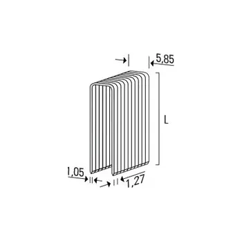 Sponkovačka KM REICH Spona typ C 38mm, 5000ks, KMR 10005154