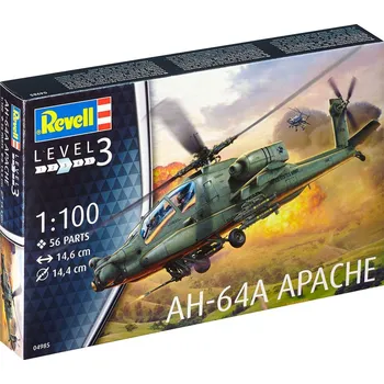 Plastikový model 1:100 AH-64A Apache