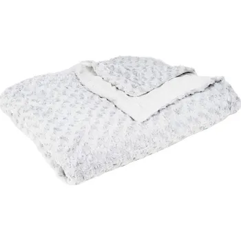 Přehoz na lůžko Atmosphera BOUCLEE přehoz na postel, 180 x 230 cm, bílá