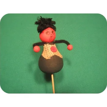 Vánoční dekorace Čert - zápich 11cm