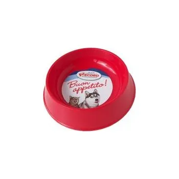 miska pro kočku Record miska plastová 0,2 l průměr 14 cm červená