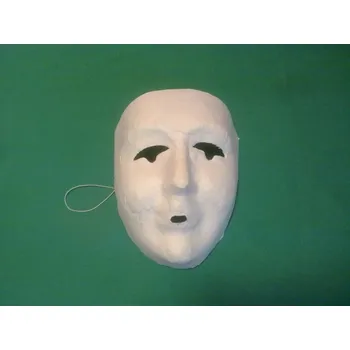 Karnevalová maska Maska bílá obličej malý