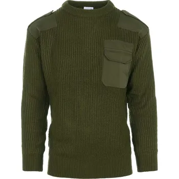 Pánský svetr FOSTEX Svetr NATO ACRYL ZELENÝ velikost: S