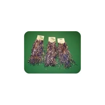 Vánoce Lameta - třepení vánoční modro-stříbrné, hliníkové 50cm