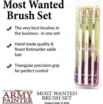 Army Painter: Most Wanted Brush Set