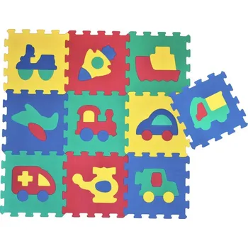 Sun Ta Toys Pěnové puzzle dopravní prostředky IV 10 dílků