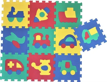 Sun Ta Toys Pěnové puzzle dopravní prostředky IV 10 dílků