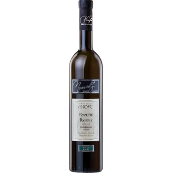 Víno Víno Ryzlink Rýnský výběr z hroznů polosuché 2017 0,75 l Vinofol Novosedly
