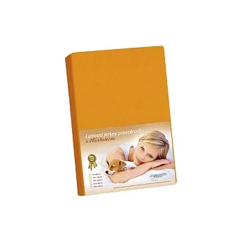 Prostěradlo Prostěradlo jersey LUX 100x200 cm oranžová