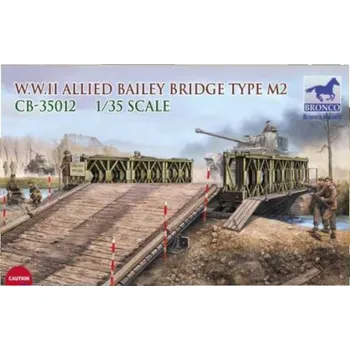 Plastikový model Bronco 1/35 W.W.II Allied Bailey Bridge Type M2