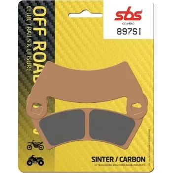 Brzda pro motocykl SBS Friction - Dánsko 897SI sintrované off-road brzdové destičky SBS