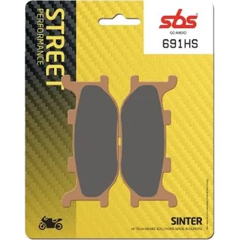 Brzda pro motocykl SBS Friction - Dánsko 691HS sintrované brzdové destičky SBS
