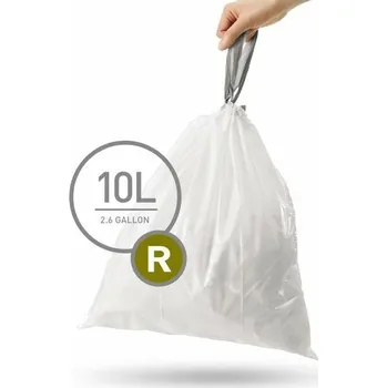 Pytle na odpadky Typ R - sáčky do odpadkového koše Simplehuman 10 l, zatahovací, 20 ks CW0201