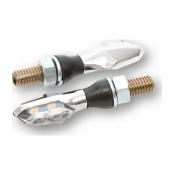 Osvětlení pro motocykl HIGHSIDER - Německo Led blinkry SONIC-X2 blinkr barva: stříbrná