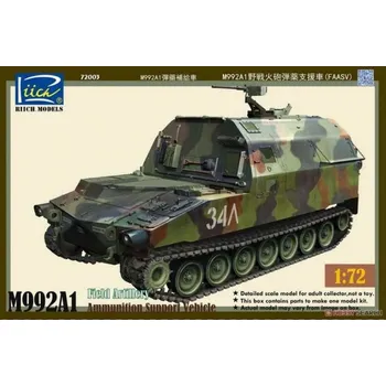 Plastikový model Riich models 1/72 M992A1 Field Artillery Ammunition Support Vehicle