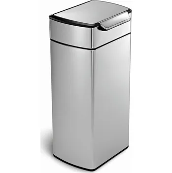 Odpadkový koš Dotykový odpadkový koš Simplehuman - 40 l, hranatý, matná nerez ocel, FPP CW2014