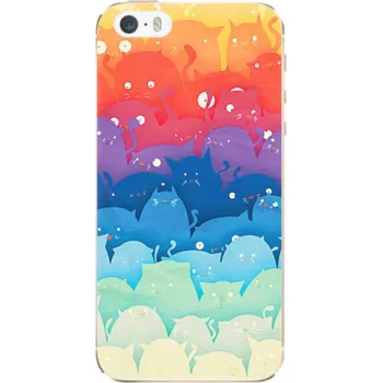 Pouzdro na mobilní telefon Odolné silikonové pouzdro iSaprio - Cats World - iPhone 5/5S/SE
