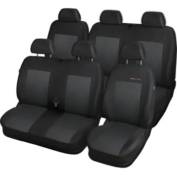 Potah sedadla Sixtol Volkswagen T6 Transporter Multivan 2015- 6místný černé