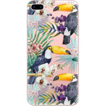 Pouzdro na mobilní telefon Odolné silikonové pouzdro iSaprio - Tucan Pattern 01 - iPhone 7 Plus