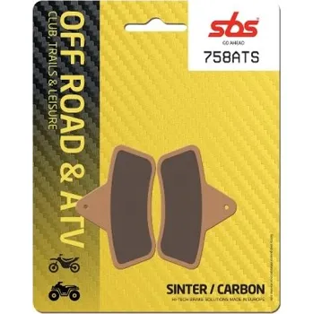 Motodíl SBS Friction - Dánsko 758ATS sintrované brzdové destičky SBS