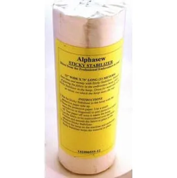 Příslušenství k šicímu stroji Lepící podkladový materiál, bílý 20cm x 22m